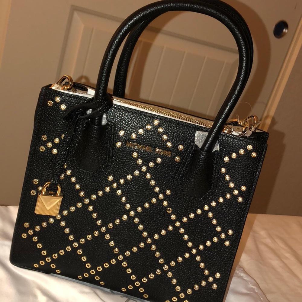 Michael Kors top handle cross body bag